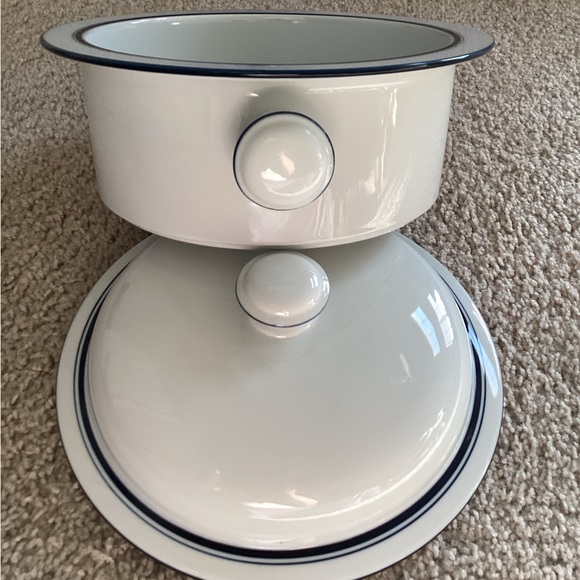 Vintage Dansk Bistro Christianshavn Blue Lg Casserole/Dutch Oven w/ Lid - Picture 6 of 11